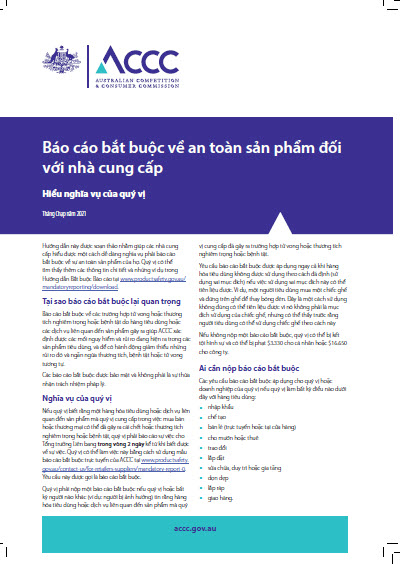 Mandatory guidelines - Vietnamese cover
