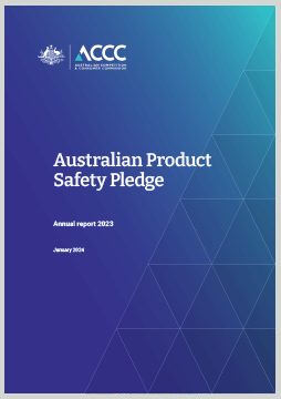 Product safety pledge annual report 2023 