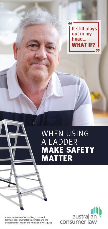 When using a ladder make safety matter