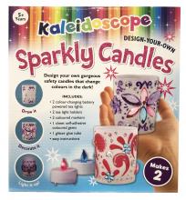 Photograph of Kaleidoscope Design Your Own Sparkly Candles
